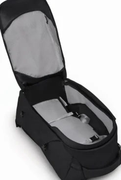 Osprey Farpoint 55 matkailurinkka, musta