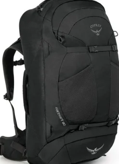Osprey Farpoint 80 matkailurinkka, musta