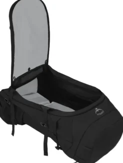 Osprey Farpoint Trek rinkka 75L, musta