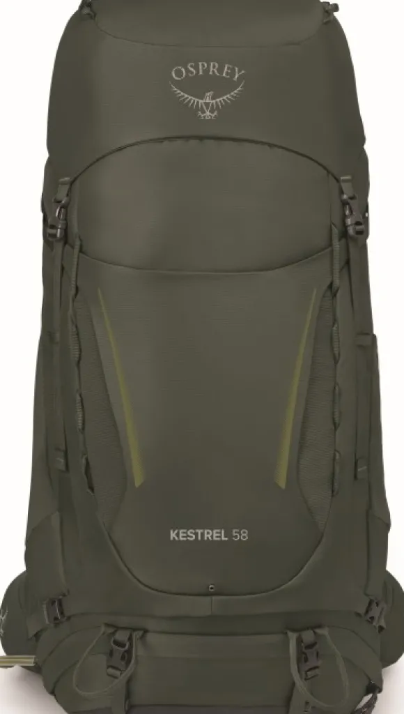 Osprey Kestrel 58 rinkka, maastonvihreä