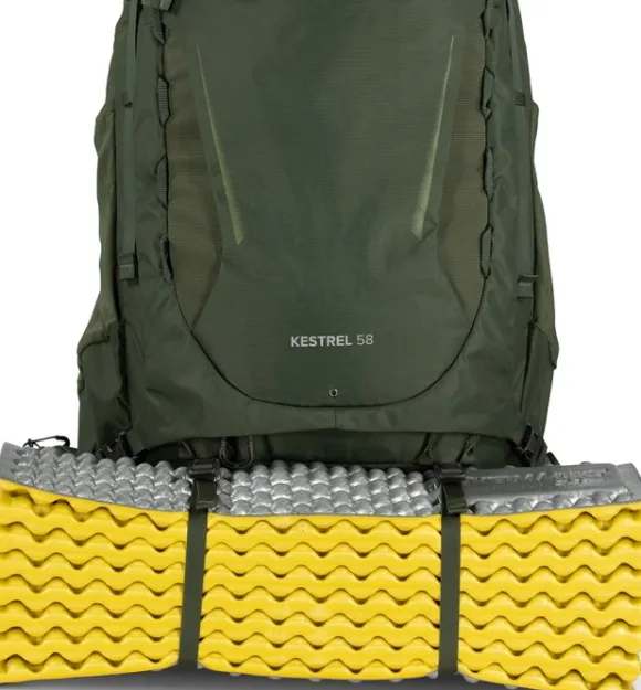 Osprey Kestrel 58 rinkka, maastonvihreä