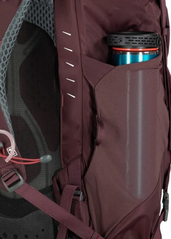 Osprey Kyte 58 naisten rinkka, ruskeapunainen