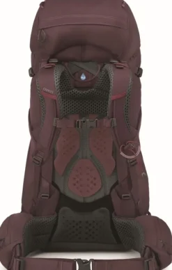 Osprey Kyte 58 naisten rinkka, ruskeapunainen