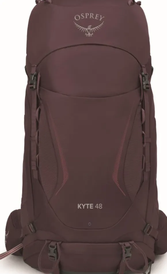 Osprey Kyte 48 naisten rinkka, ruskeapunainen