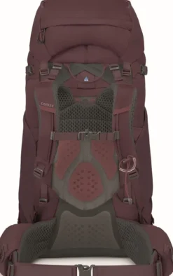 Osprey Kyte 68 naisten rinkka, ruskeapunainen