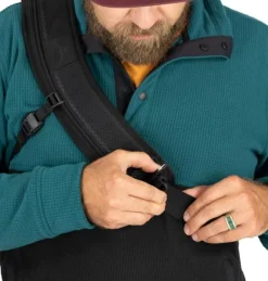 Osprey Metron 18 Messenger Black/Anchor Blue