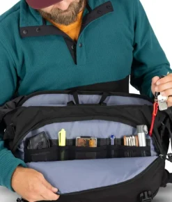 Osprey Metron 18 Messenger Black/Anchor Blue