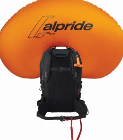 Osprey Soelden Pro Avy 32 laskettelureppu, punaruskea/musta