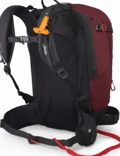 Osprey Sopris Pro Avy 30 laskettelureppu, punaruskea/musta