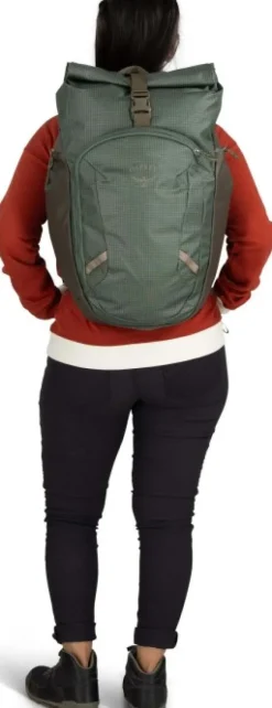 Osprey Transporter Roll Top Pack Raven Black/Black