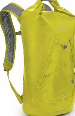 Osprey Transporter Roll Top WP 18 reppu rullasulkimella, keltavihreä