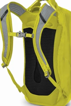 Osprey Transporter Roll Top WP 18 reppu rullasulkimella, keltavihreä