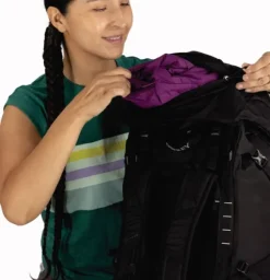 Osprey W's Tempest 44 Black/Coal Grey