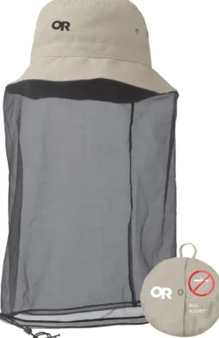 Outdoor Reserach Bug Bucket hattu hyttyssuojalla, Khaki