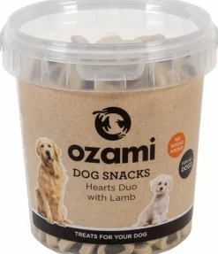Ozami Dog Snack Hearts Duo Lamb Bucket 500 g