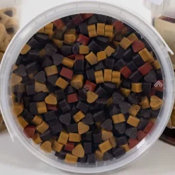 Ozami Dog Snack Mini Hearts Mix Bucket 500 g