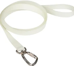 PAIKKA Glow Leash talutushihna, 2x180 cm, White