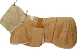 Paikka Quilted Sherpa Jacket koiran takki, Camel