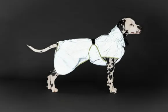 PAIKKA Reflective Shell Raincoat Matcha 30 cm