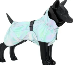PAIKKA Visibility Raincoat koiran sadetakki, 35 - 50 cm, petrooli