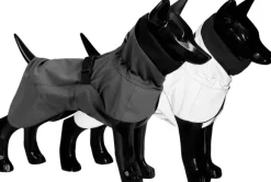 PAIKKA Visibility Raincoat koiran sadetakki, 30 cm, harmaa