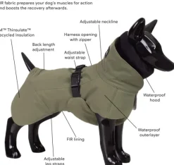 PAIKKA Visibility Winter Jacket talvitakki infrapunakangasvuorilla, 35-50 cm, lila