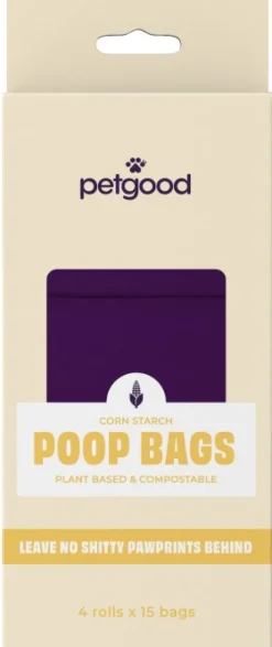 Petgood kompostoituvat kakkapussit 60 kpl