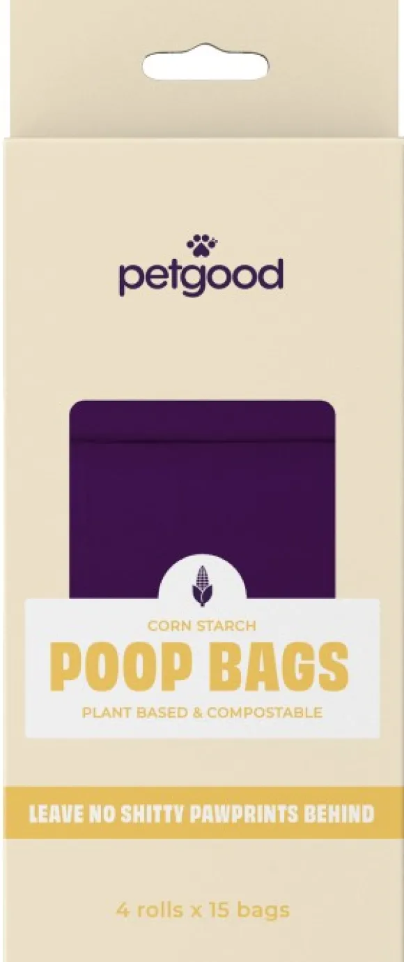 Petgood kompostoituvat kakkapussit 60 kpl