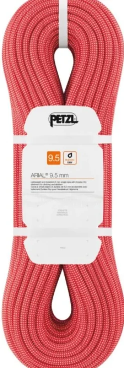 Petzl Arial 9.5 mm rope Red 80 m