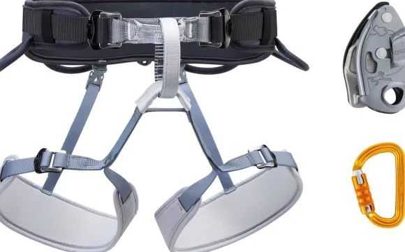 Petzl Kit Corax Grigri Sm'd Tl kiipeilysetti, Unisex, Dark Gray