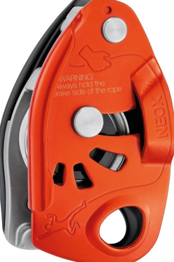 Petzl Neox Belay Device köysijarru, Orange