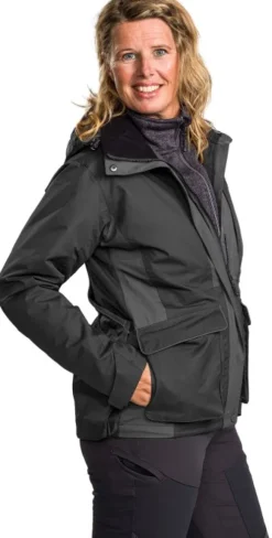 Pinewood Dog Sports 2.0 Jacket Woman Black/Dark Anthracite