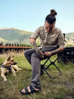 Pinewood Everyday Travel Zipoff Trousers naisten katkolahjehousut, harmaa