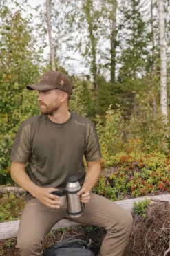 Pinewood Finnveden Function t-paita, maastonvihreä