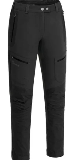 Pinewood Finnveden Hybrid -naisten housut, musta