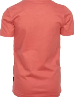 Pinewood Kids Outdoor Life T-Shirt Kids lasten t-paita, pinkki oranssi