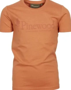 Pinewood Kids Outdoor Life T-Shirt Kids lasten t-paita, oranssi