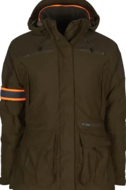 Pinewood Småland Forest Padded Jacket naisten topattu metsästystakki, tummanvihreä