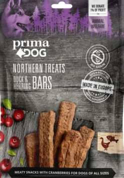 Prima Northern Treats Ankka-sillitanko -koiranherkku 80 G