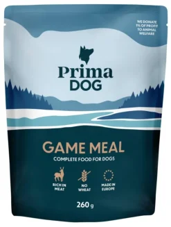 PrimaDog Vilt Måltid märkäruoka, 260g