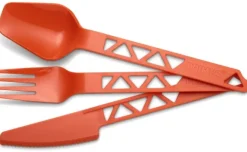 Primus Lightweight TrailCutlery -ruokailuvälineet, oranssi