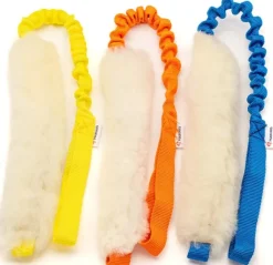 Psarvard Tika Absorber pitkä koiranlelu, keltainen