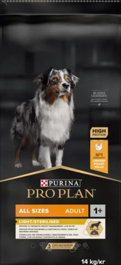 Purina PRO PLAN All Sizes Adult Light/Sterilised 14 kg