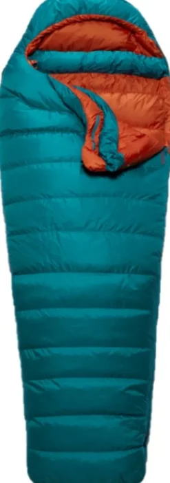 Rab Ascent 500 untuvamakuupussi, naisten malli, -5°C Marina Blue