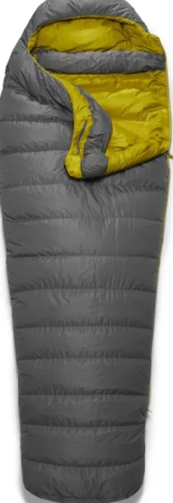 Rab Ascent Pro 400 untuvamakuupussi, pitkä malli, Granite