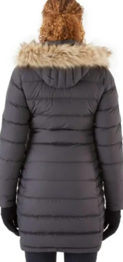 Rab Deep Cover Parka naisten untuvatakki, musta