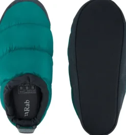 Rab Down Hut Slipper untuvatohvelit, sinivihreä