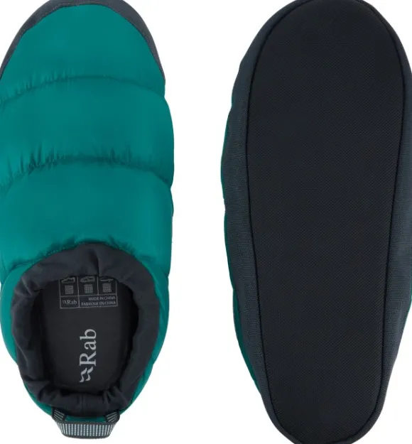 Rab Down Hut Slipper untuvatohvelit, sinivihreä