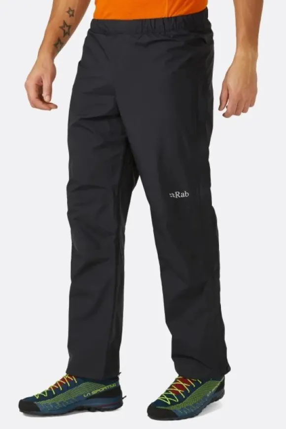 Rab Downpour Eco Full Zip Pants kuorihousut, musta