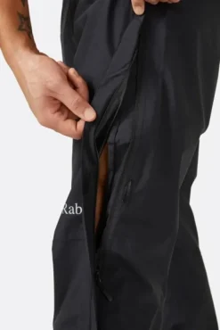 Rab Downpour Eco Full Zip Pants kuorihousut, musta